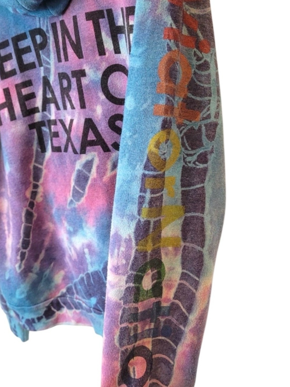 Aviator Nation ACL 2014 Austin City Limits Tie Dye Zip Hoodie Medium Rare - Picture 6 of 7